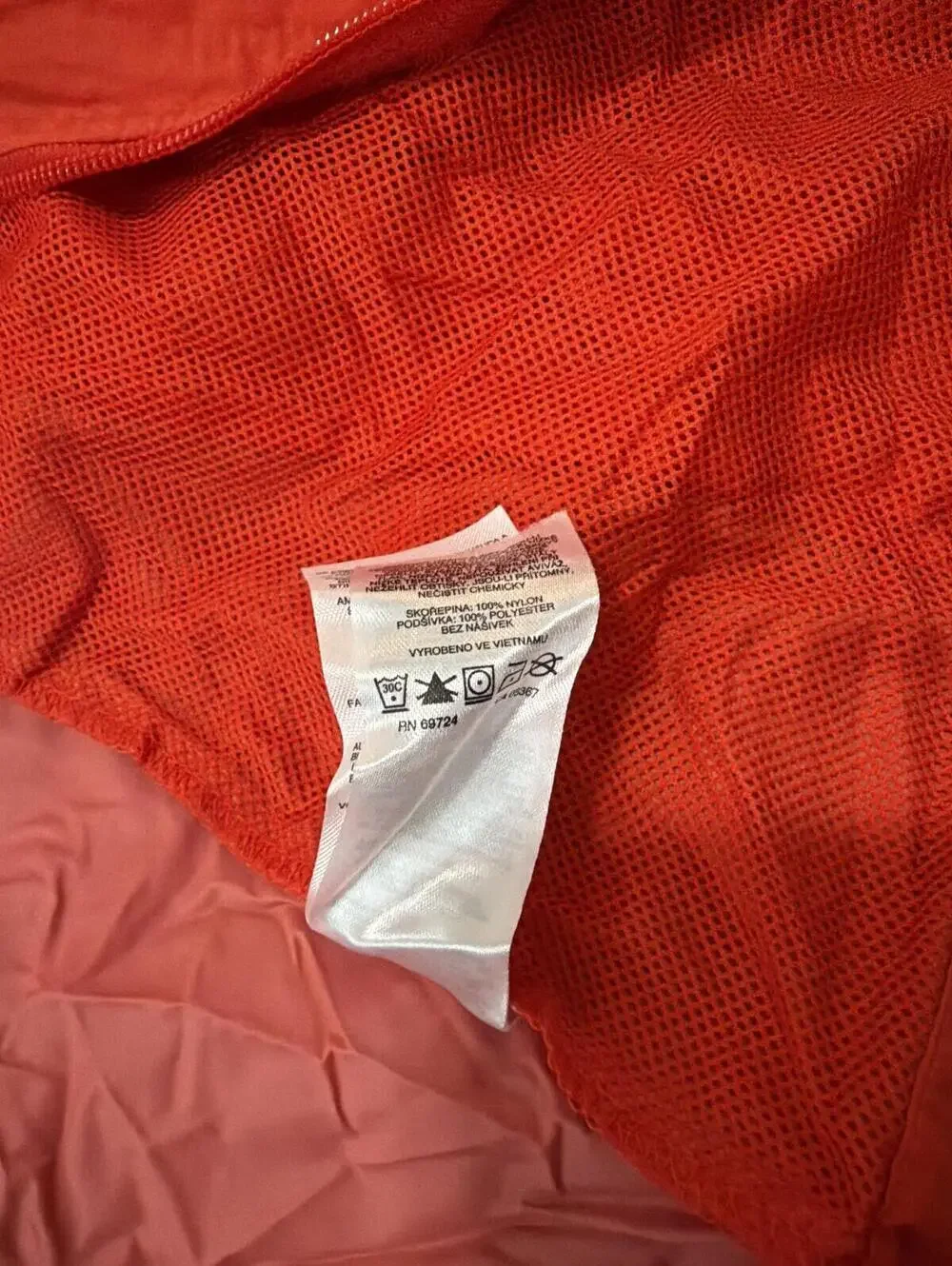 Columbia Boys Orange Hooded Jacket Windbreaker XL